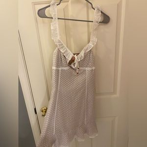 Showpo White Flower Dress, 6